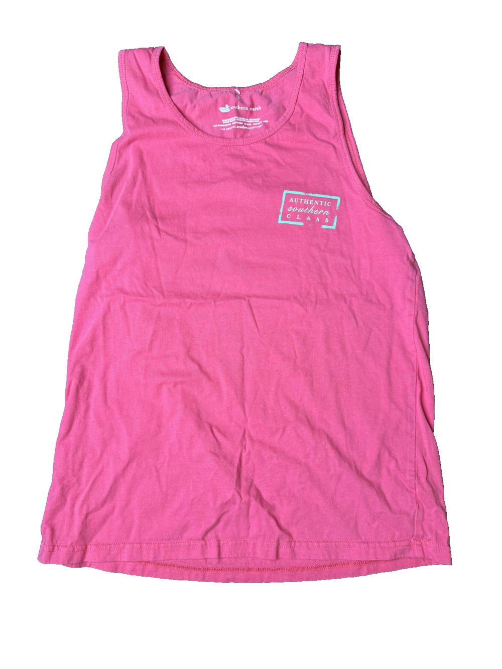 Southern Marsh Tank Top Shirt Womens Small Authentic Southern Class Duck Preppy
